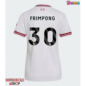 Liverpool Jeremie Frimpong #30 Udebanetrøje Dame 2026-27 Kort ærmer Liverpool Jeremie Frimpong #30 Udebanetrøje Dame 2026-27 Kort ærmer